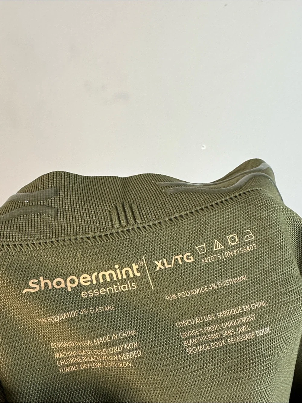 NWT Shapermint OliveHigh Waisted Shaping Leggings Size XL